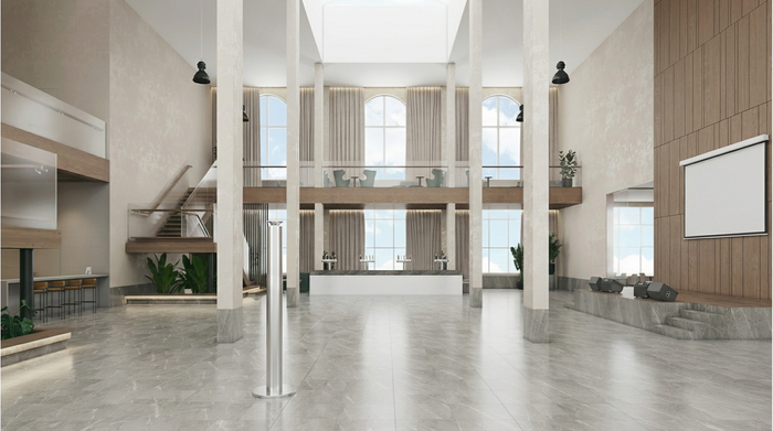 Clean, welcoming scenting for any lobby.