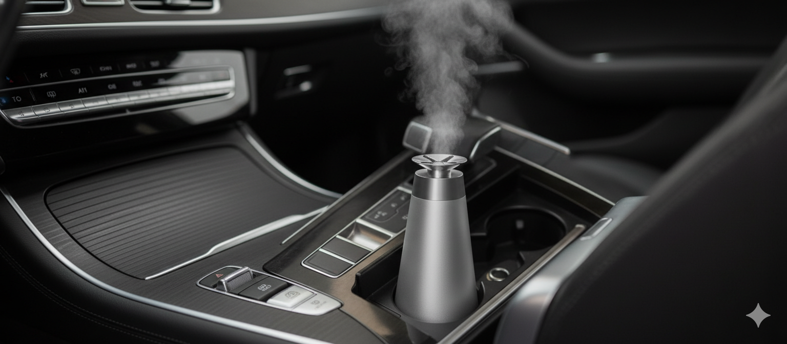 Waterless Diffuser Scenting for Vehicles and RVs